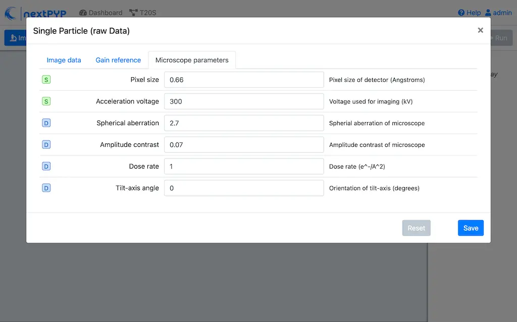 Project dashboard