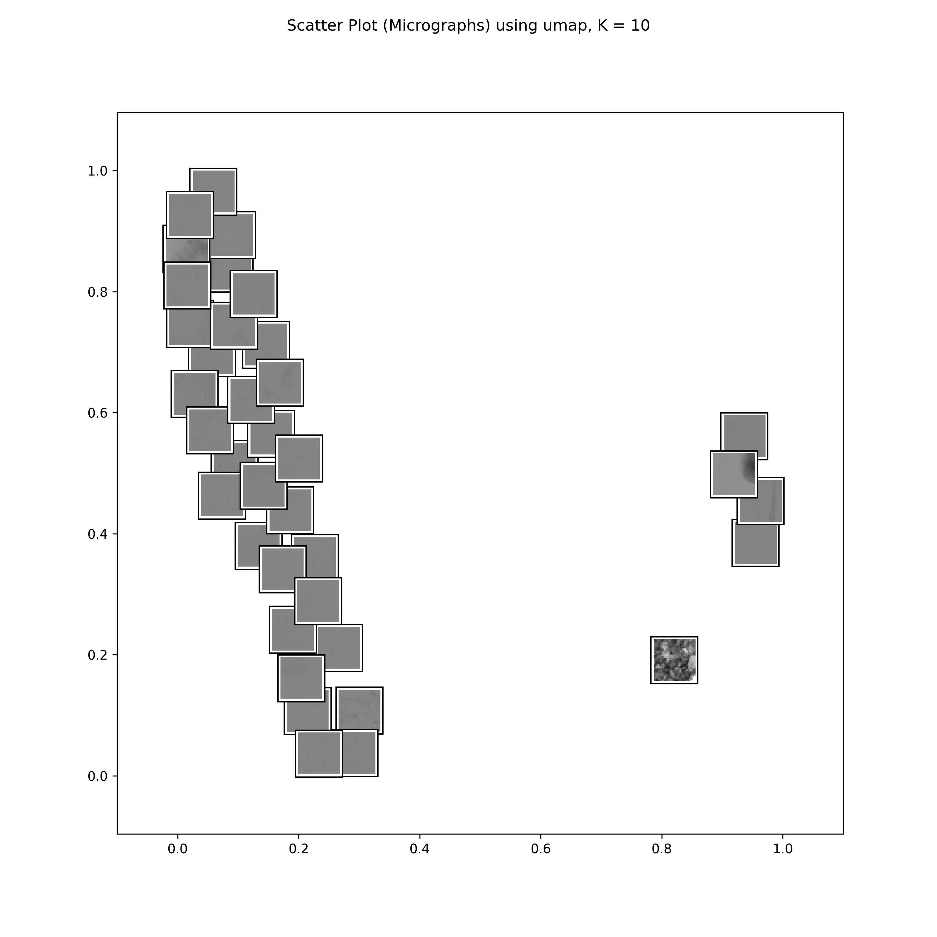 UMAP for micrographs